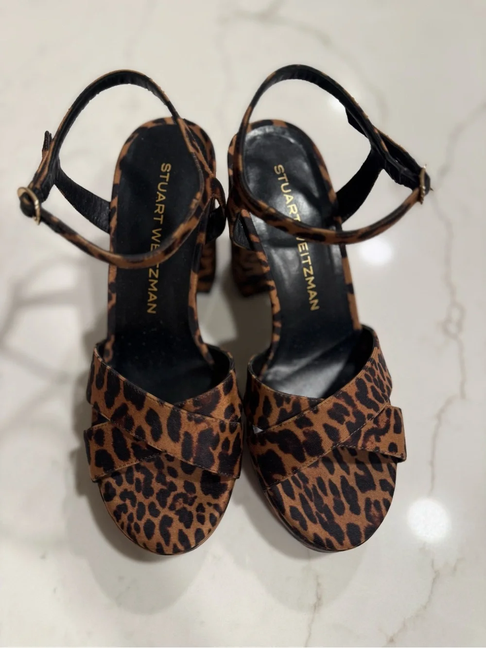 Stuart Weitzman bold leopard